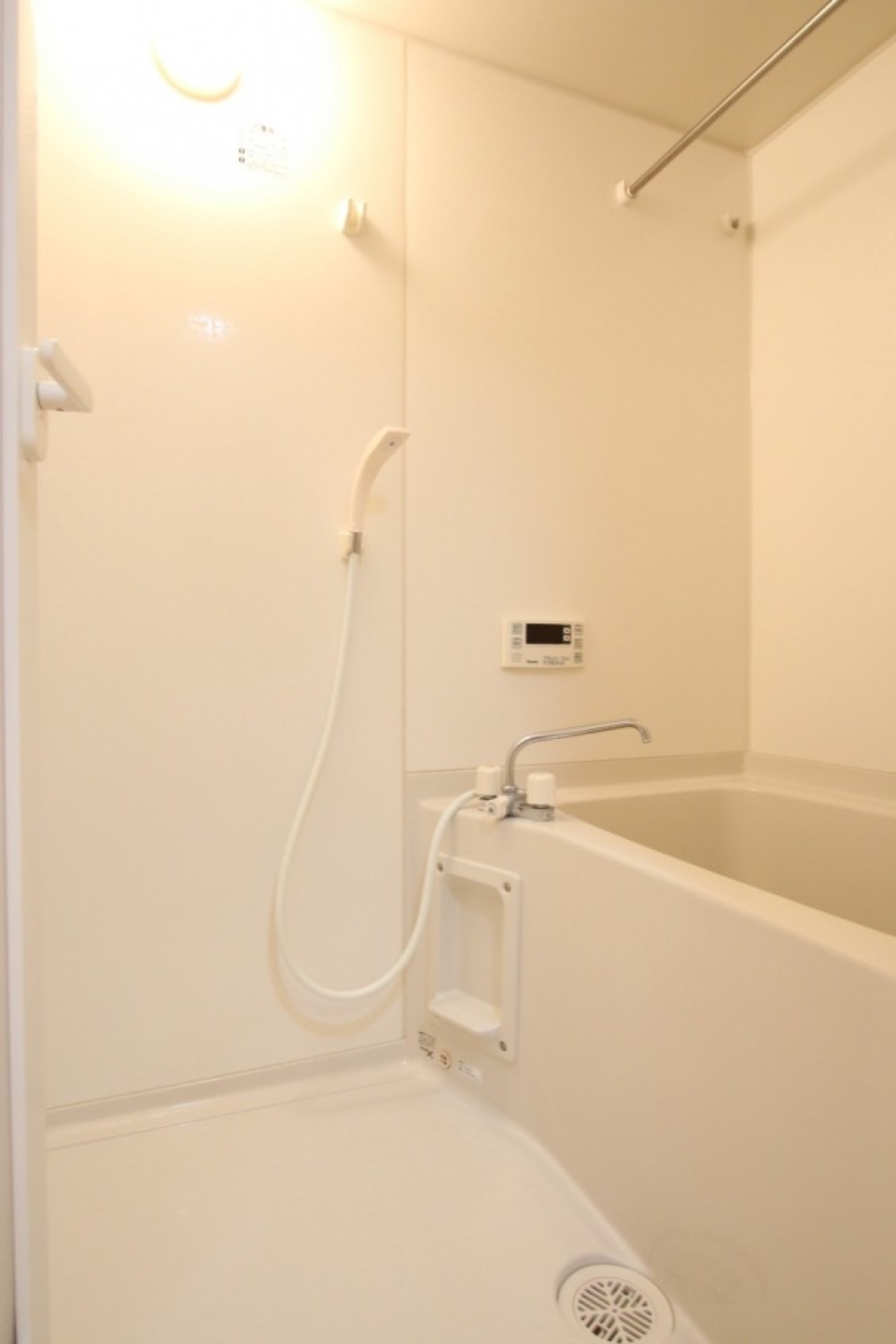 追い焚き、ではあるが鏡が...