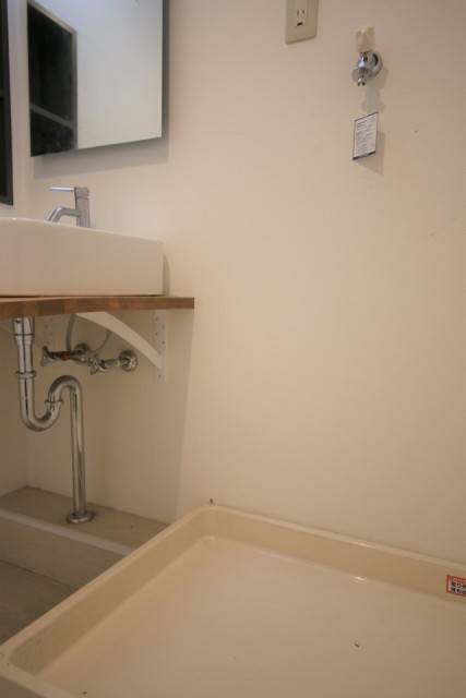 洗濯機置き場。