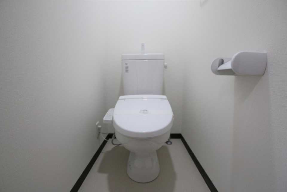 トイレもシンプルです