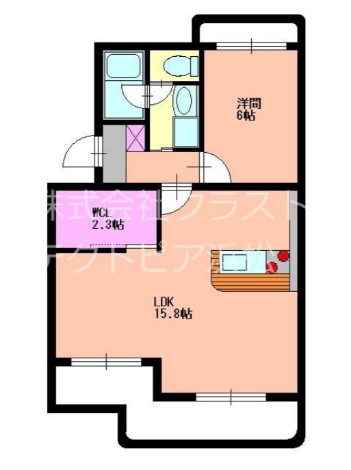 間取りはこんな感じ。