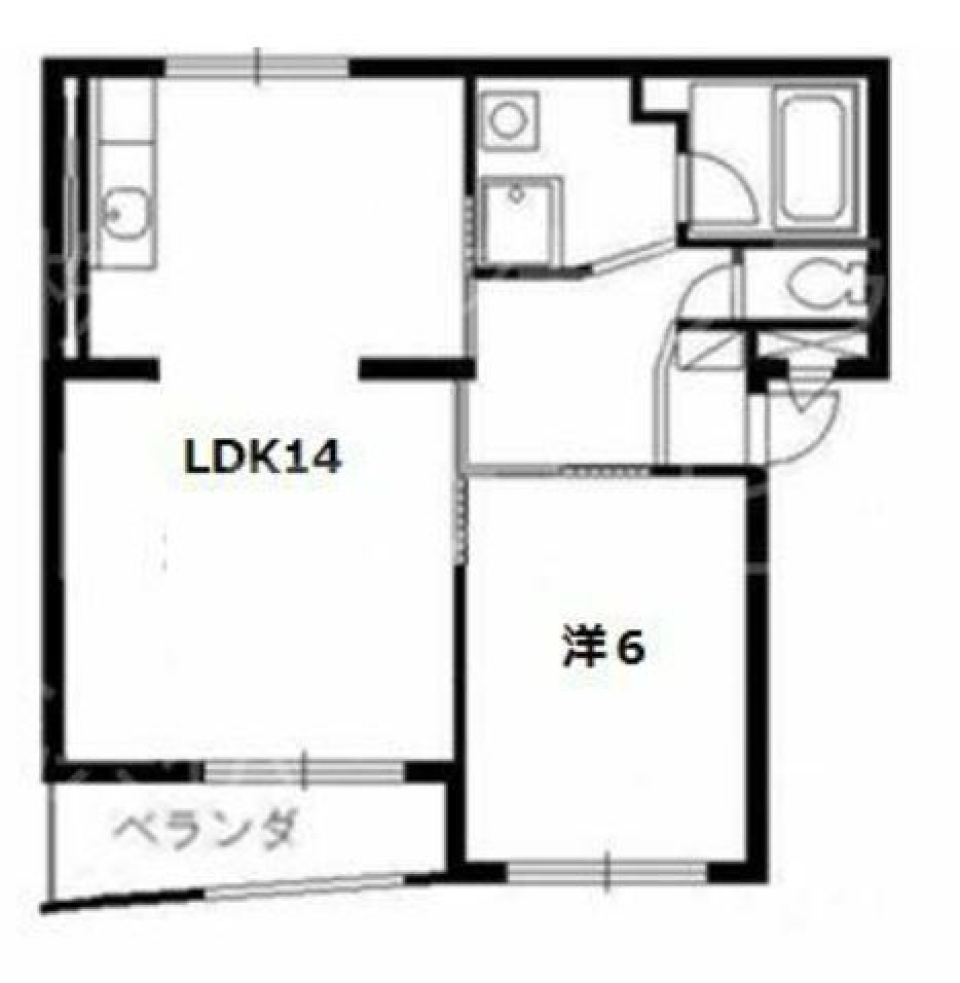 WHITE &times; ORANGEの間取り図
