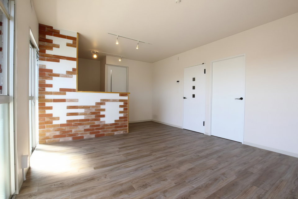 リビングは12帖。広いです。