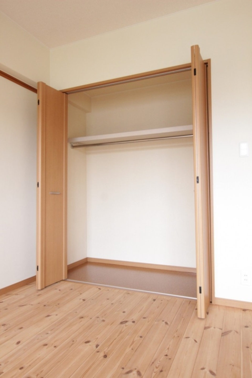 大きなクローゼット。