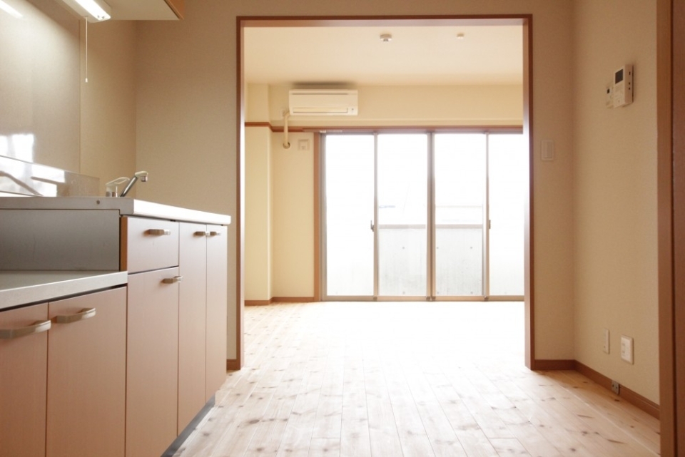 キッチンスペースもゆとり有。
