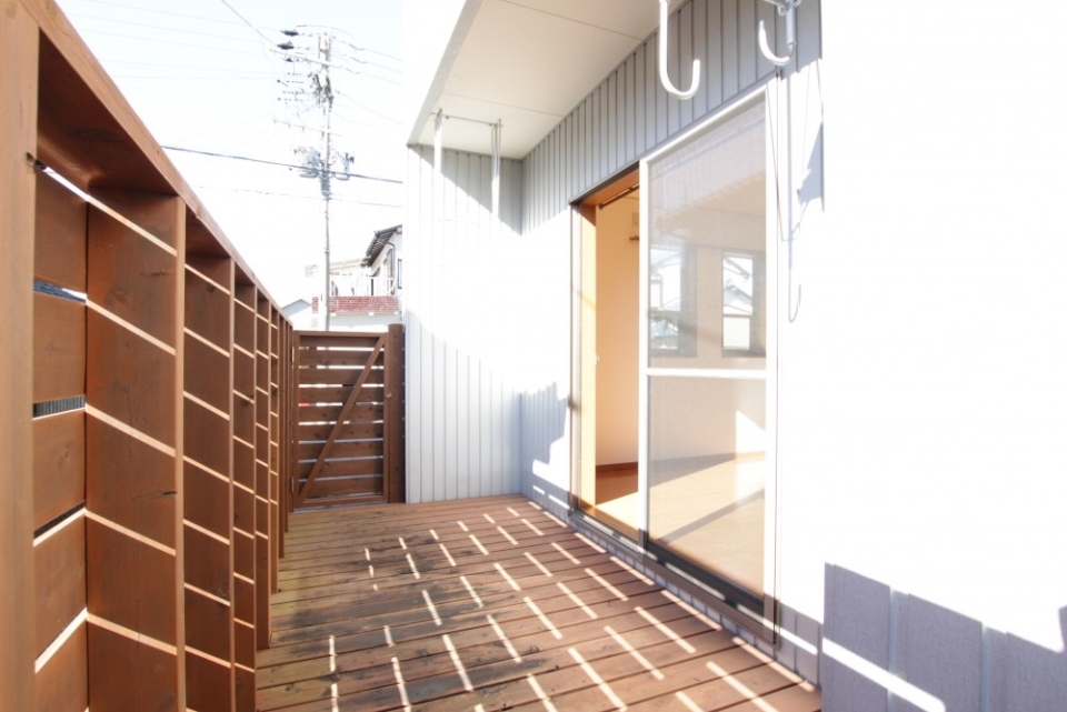 憧れのウッドデッキ