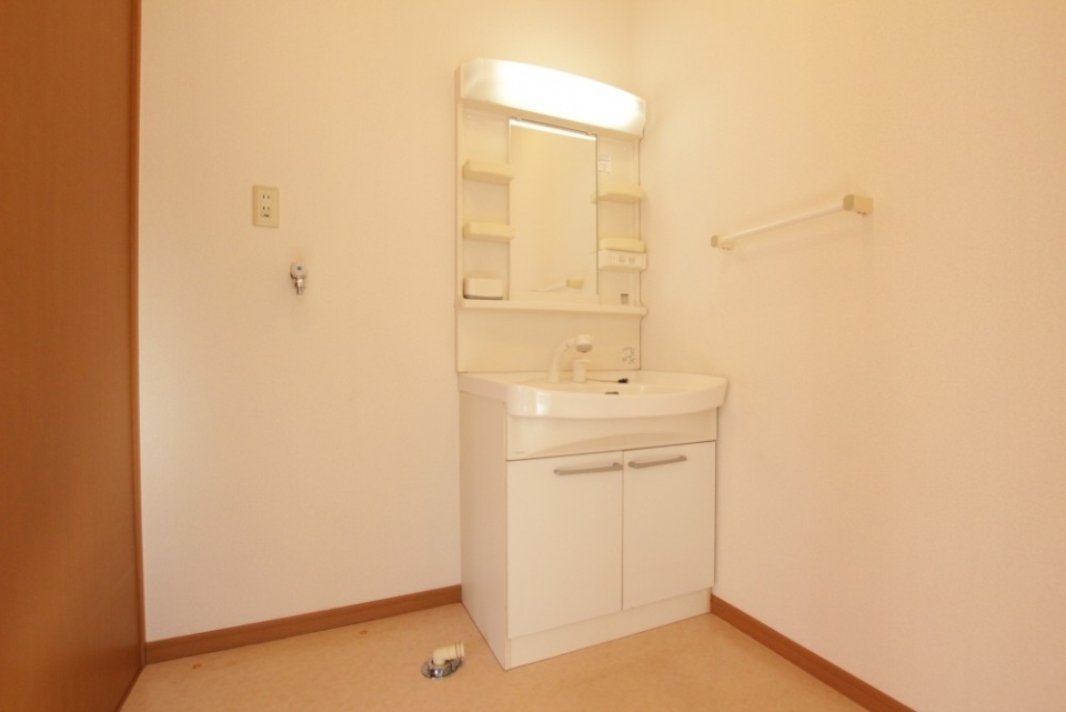 Ｗ７５０洗面の様子。