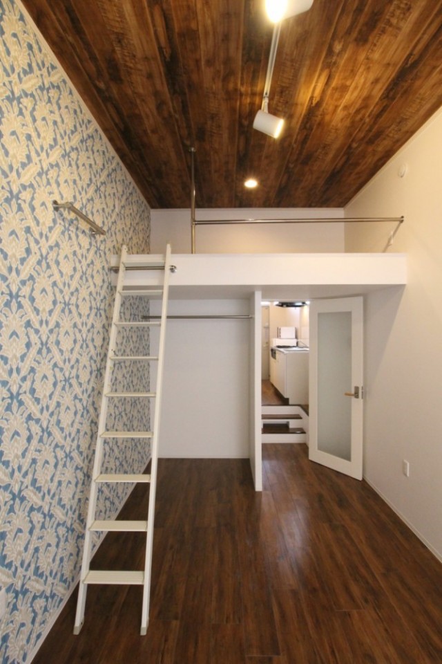 ロフト付きで天井が高い！