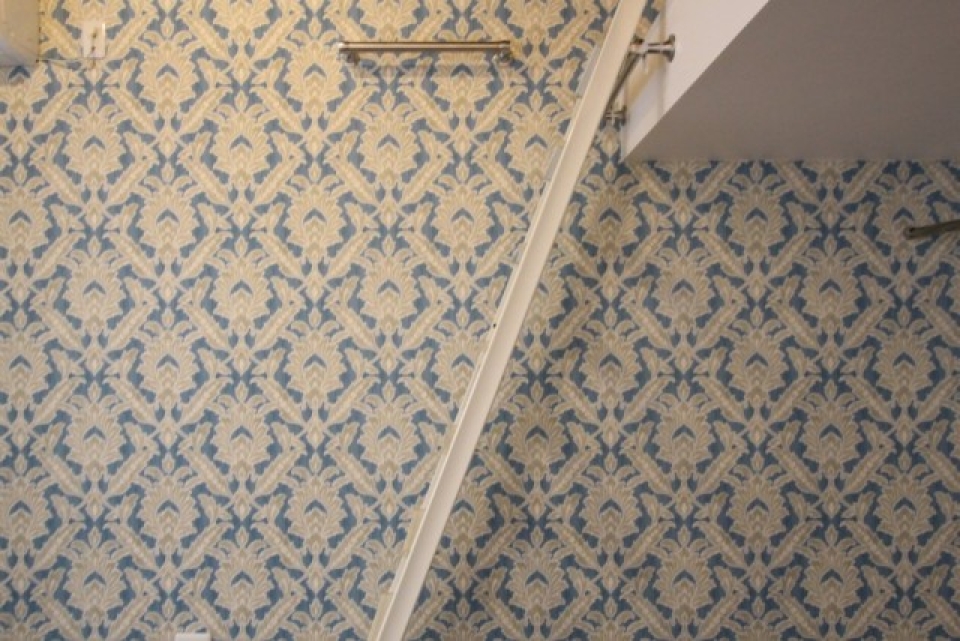 ロフトへはこのはしご階段で。