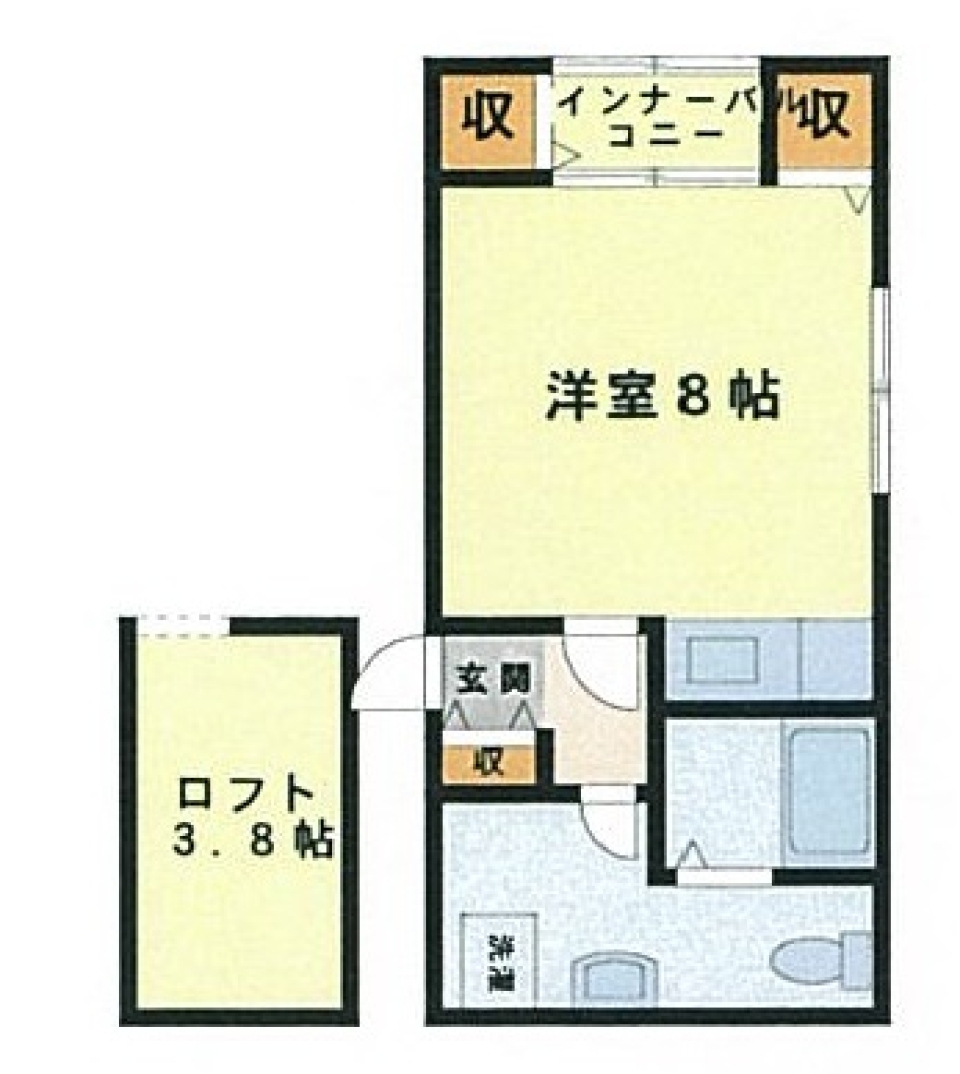 おこもり空間でグッドナイトの間取り図