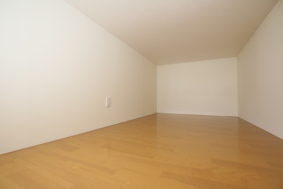 ロフト内はAC電源はありますが、照明と窓はありません。間接照明でムーディーに。