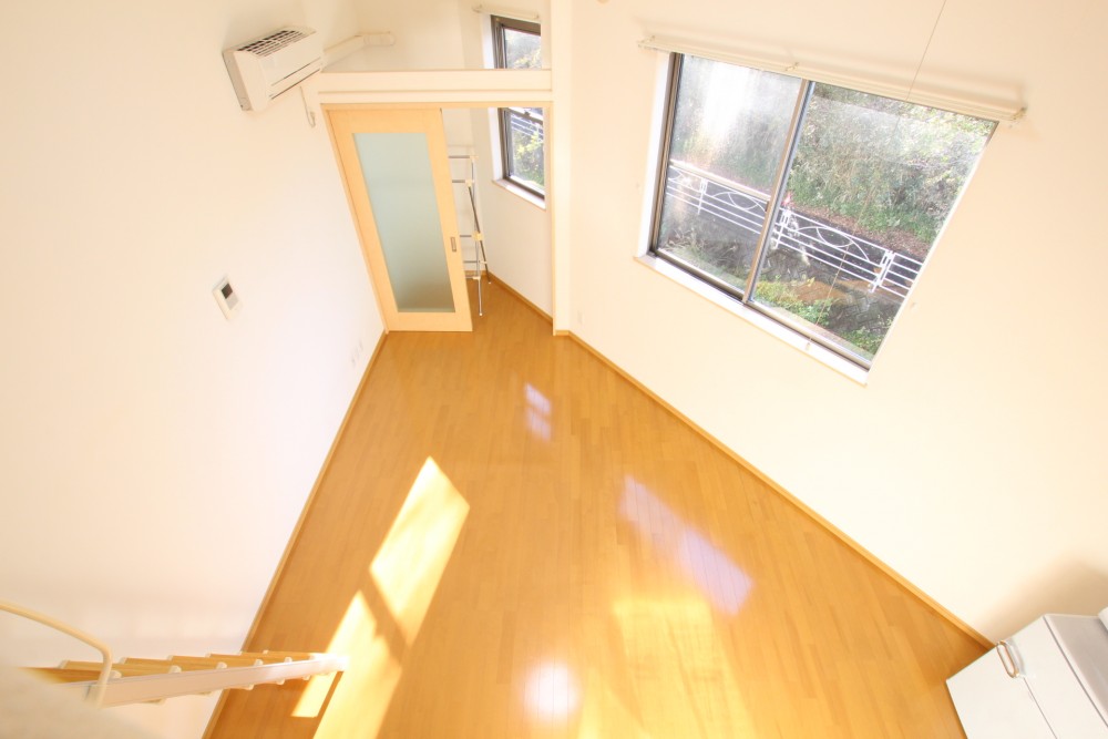 上から見ると三角形がよく分かる