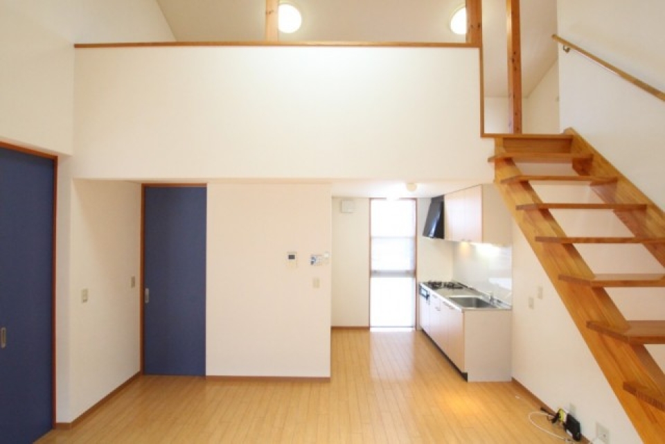 LDKはロフトが付いて天井が高く開放的