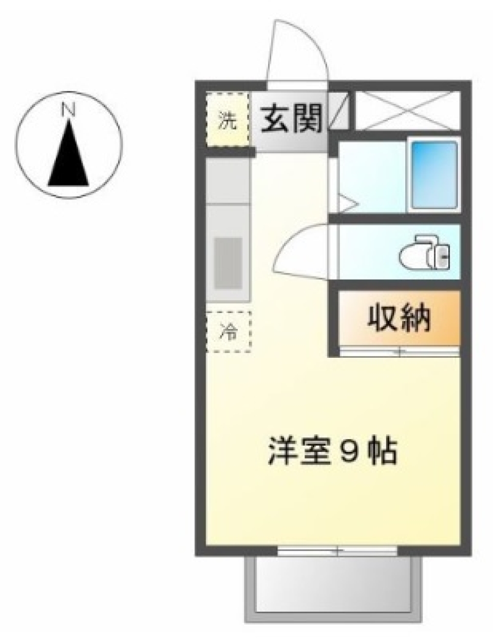黒板にらくがきの間取り図