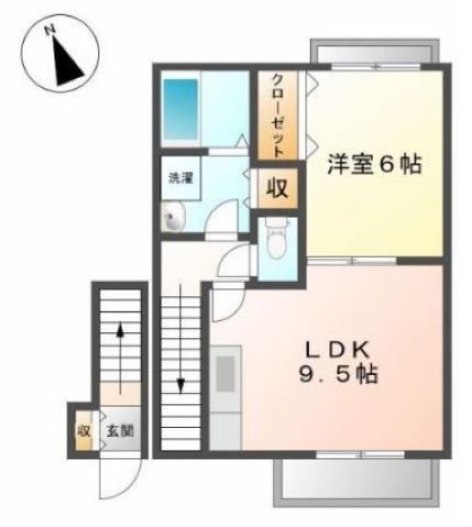 どこでもペットドア～［ペット可］の間取り図