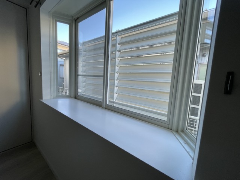 出窓になっています。