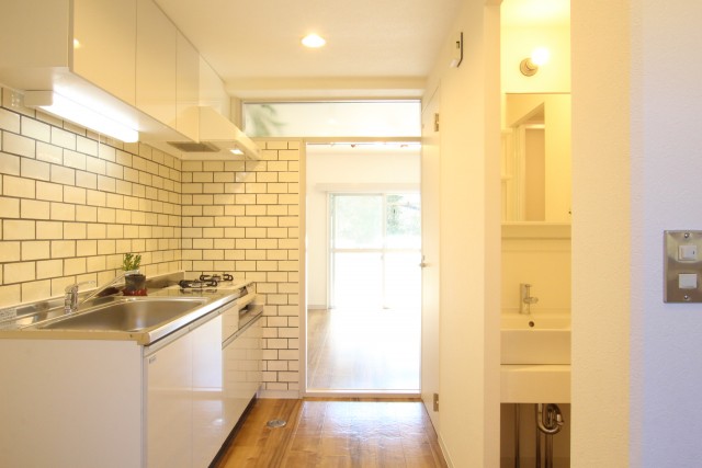 キッチンも洒落ています