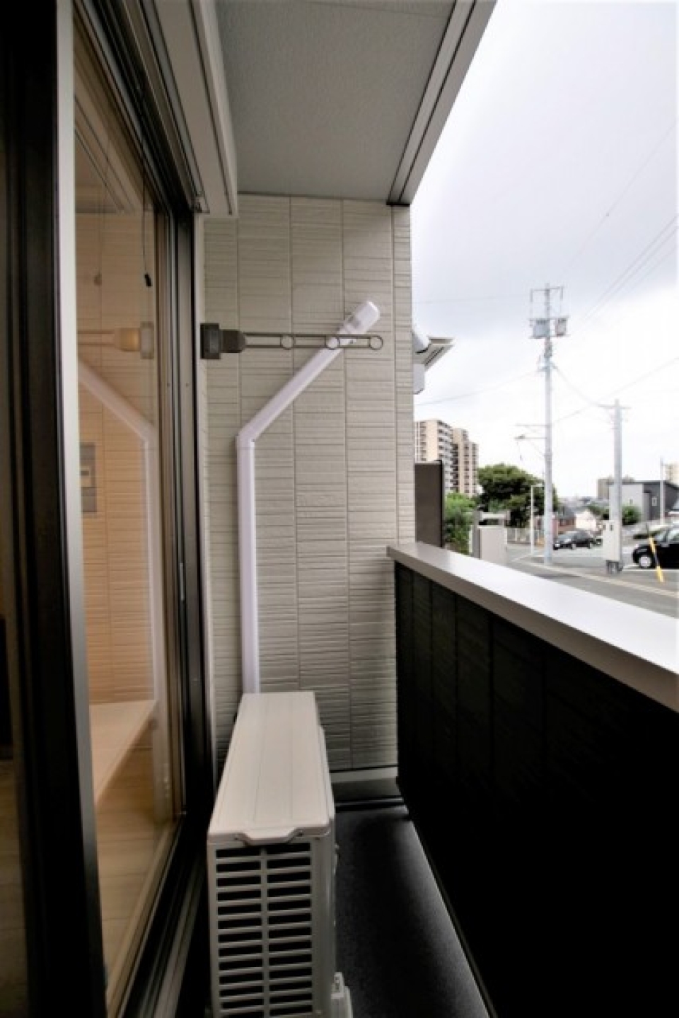 バルコニー。シャッター付きです。