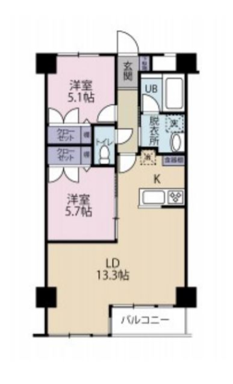 お散歩コースはららぽーとまで♪の間取り図