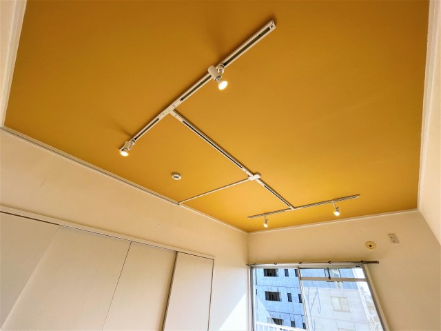 天井の照明がオシャレ...
