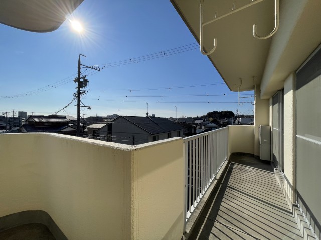 バルコニーゆったりです。