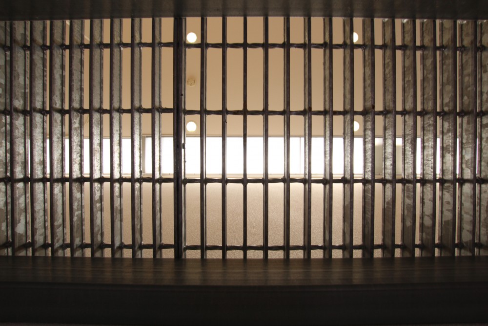 グレーチング・トップライトを見上げてみた。