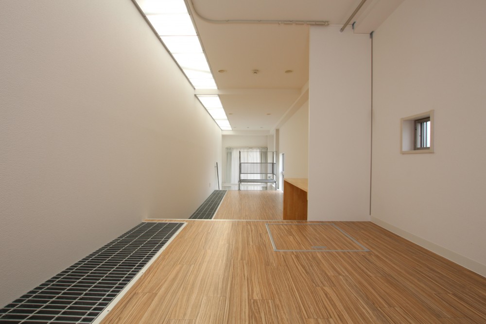 寝室スペースは奥行7.8mの広さ。