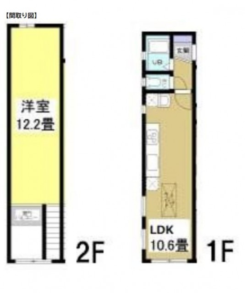 斬新スタイルデザイナーズルームの間取り図