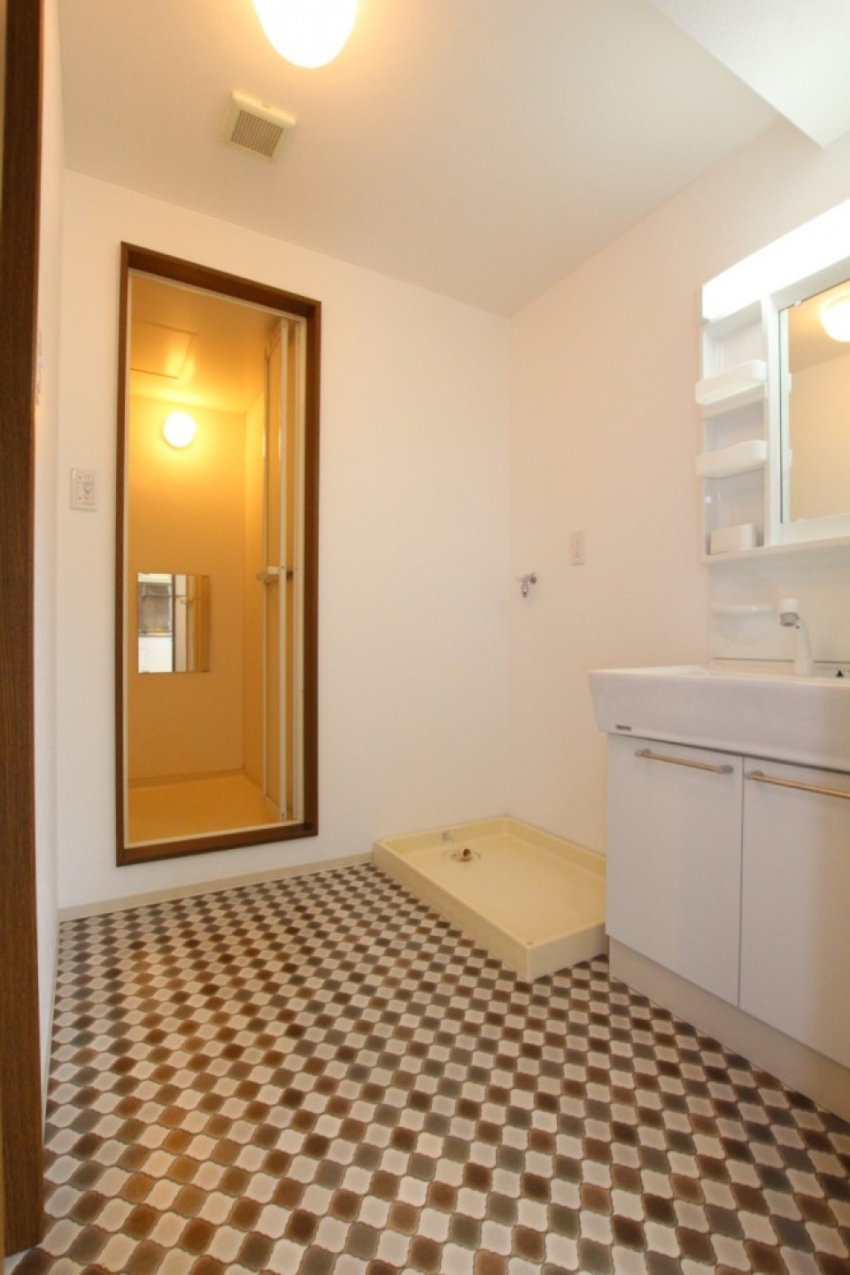 脱衣所の様子。