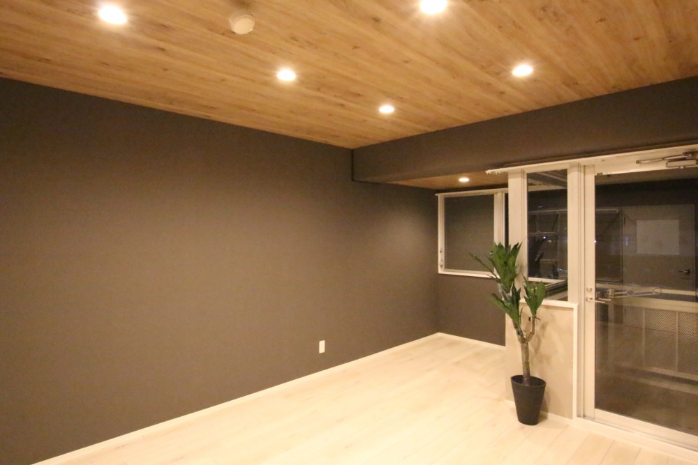 室内照明はダウンライトを採用。