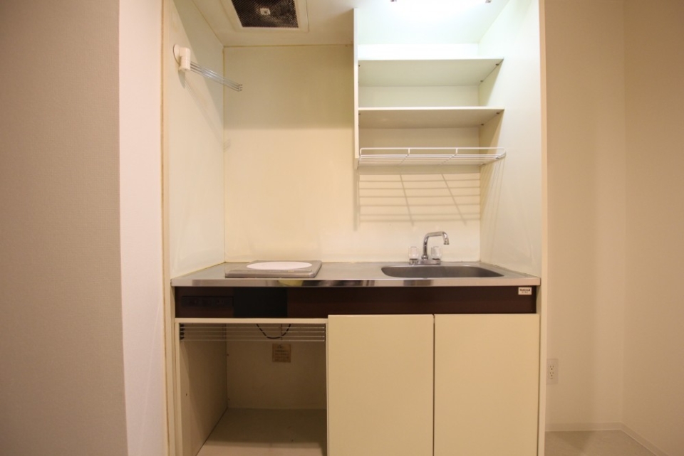 我慢ポイント１、キッチンはミニサイズ。