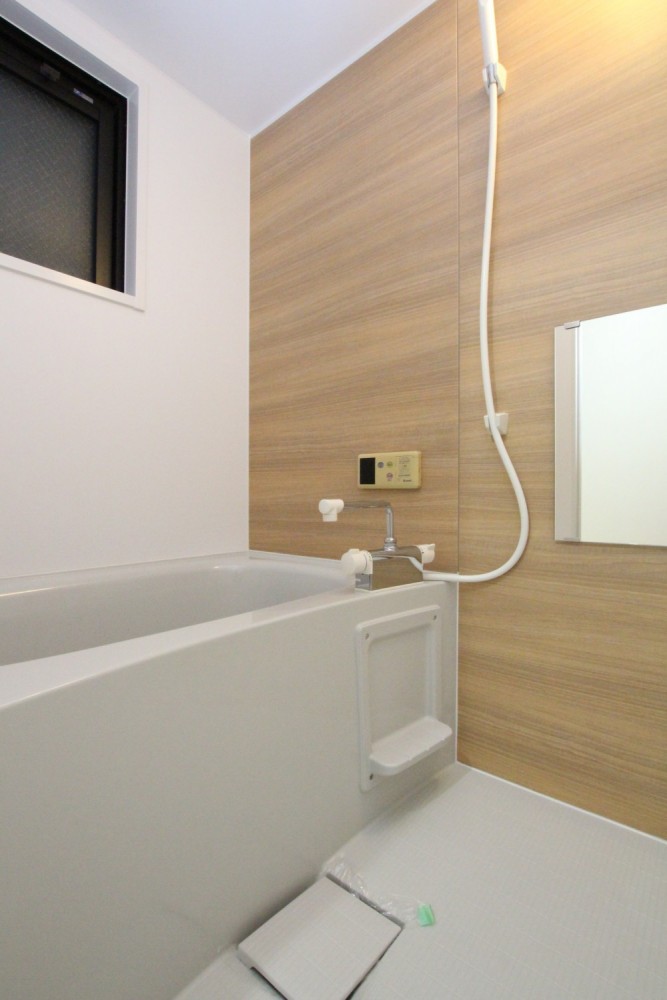 お風呂もアウトドア風。