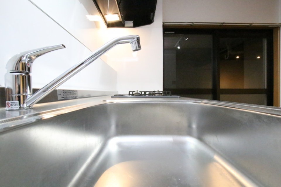 W1800のシステムキッチンは使い勝手抜群。