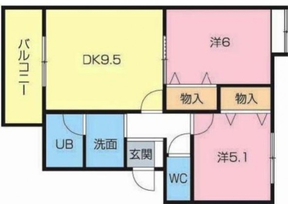 INTELLIGENT NAVY IRINOの間取り図