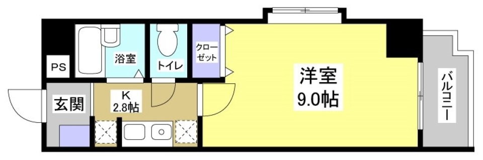 夜遊び好きは、妙な配置を好む？の間取り図