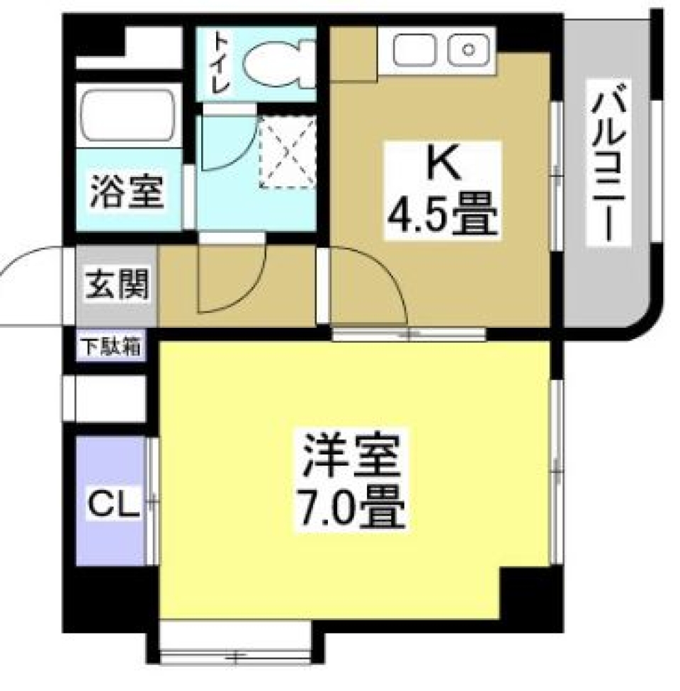 【テストに出ます】ライトブルー&times;木目調の天井＝映えの間取り図