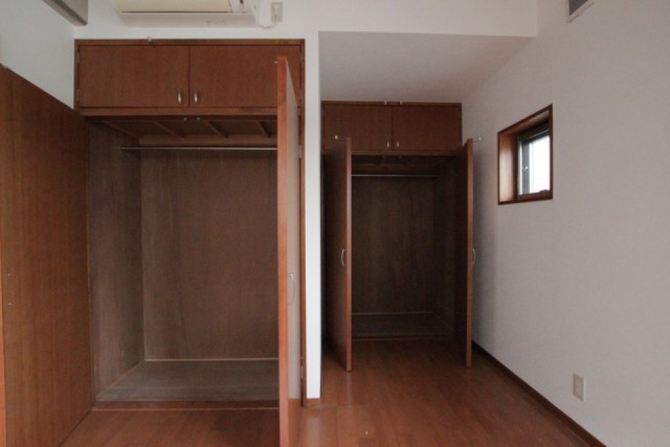 収納が2つ。大きくて奥行きもあります。