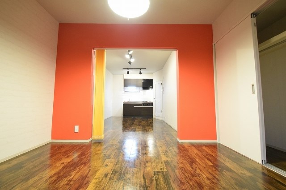 お部屋に赤門？！縁起がいい！
