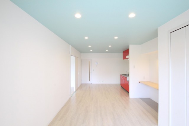 明るいリビング