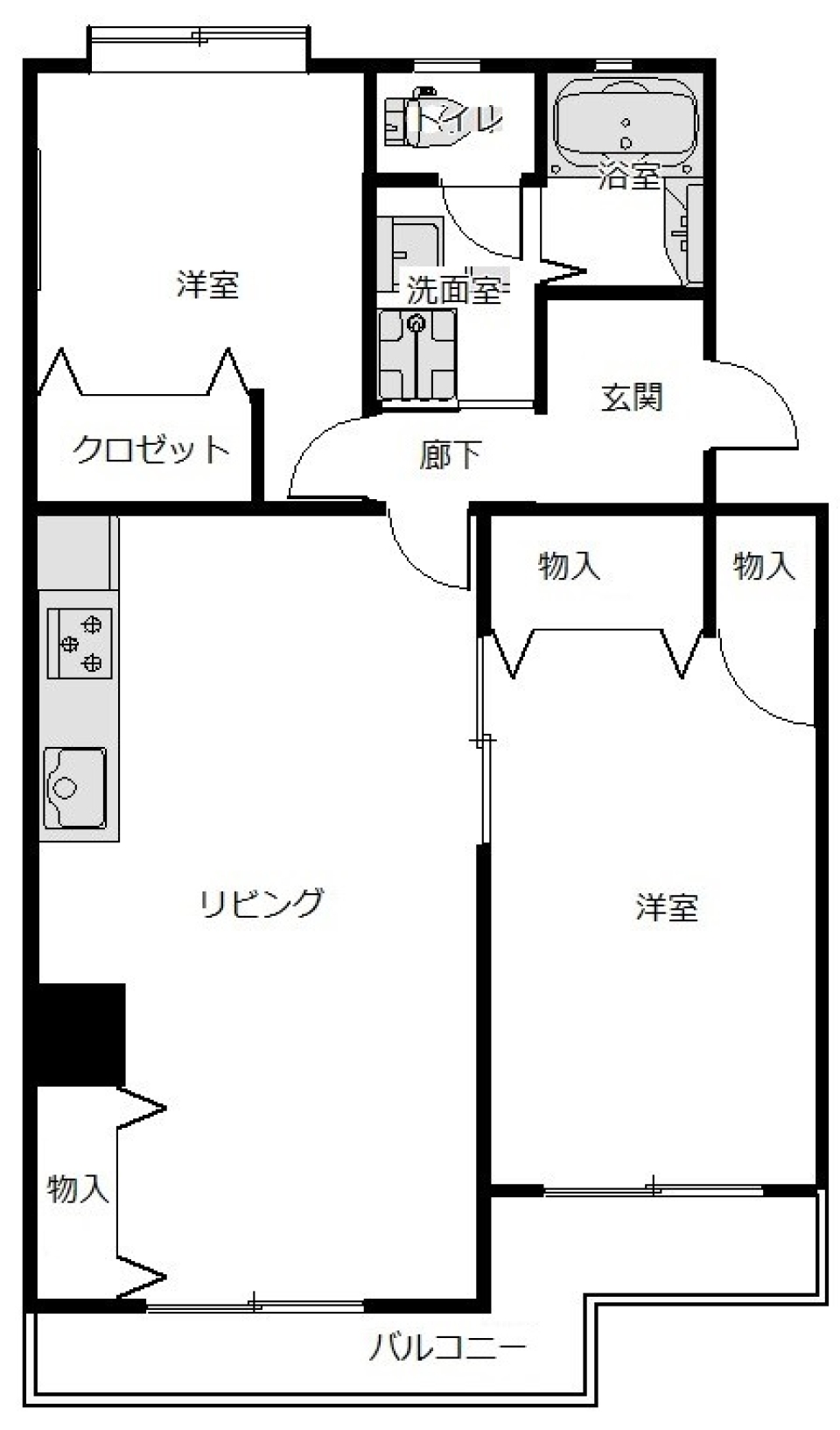 田舎&times;モダンライフの間取り図