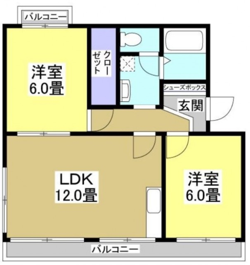 サクラ咲く！毎日お花見！の間取り図