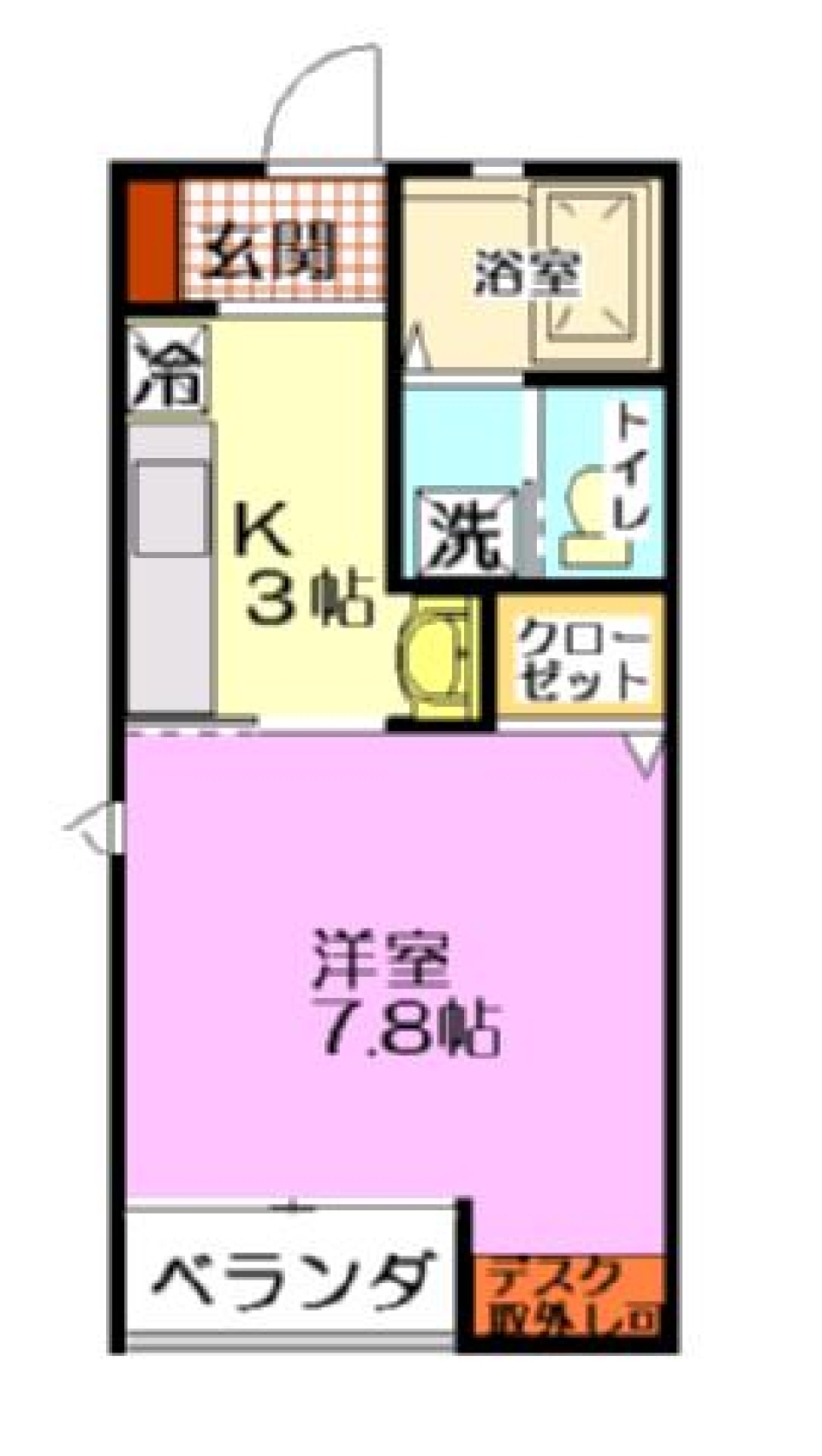 ELEGANT PURPUREの間取り図