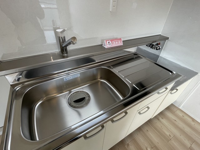 シンクも十分な大きさです。