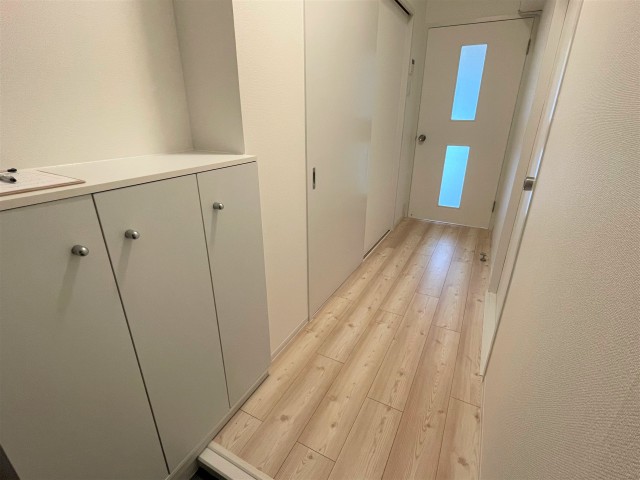 玄関の様子。シューズボックス付きです！