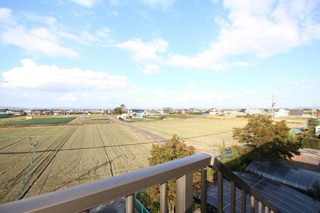 玄関を開けるとこの景色！！気持ちいい～～