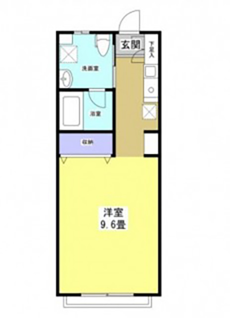 潮風かほる、デザイナーズマンションの間取り図