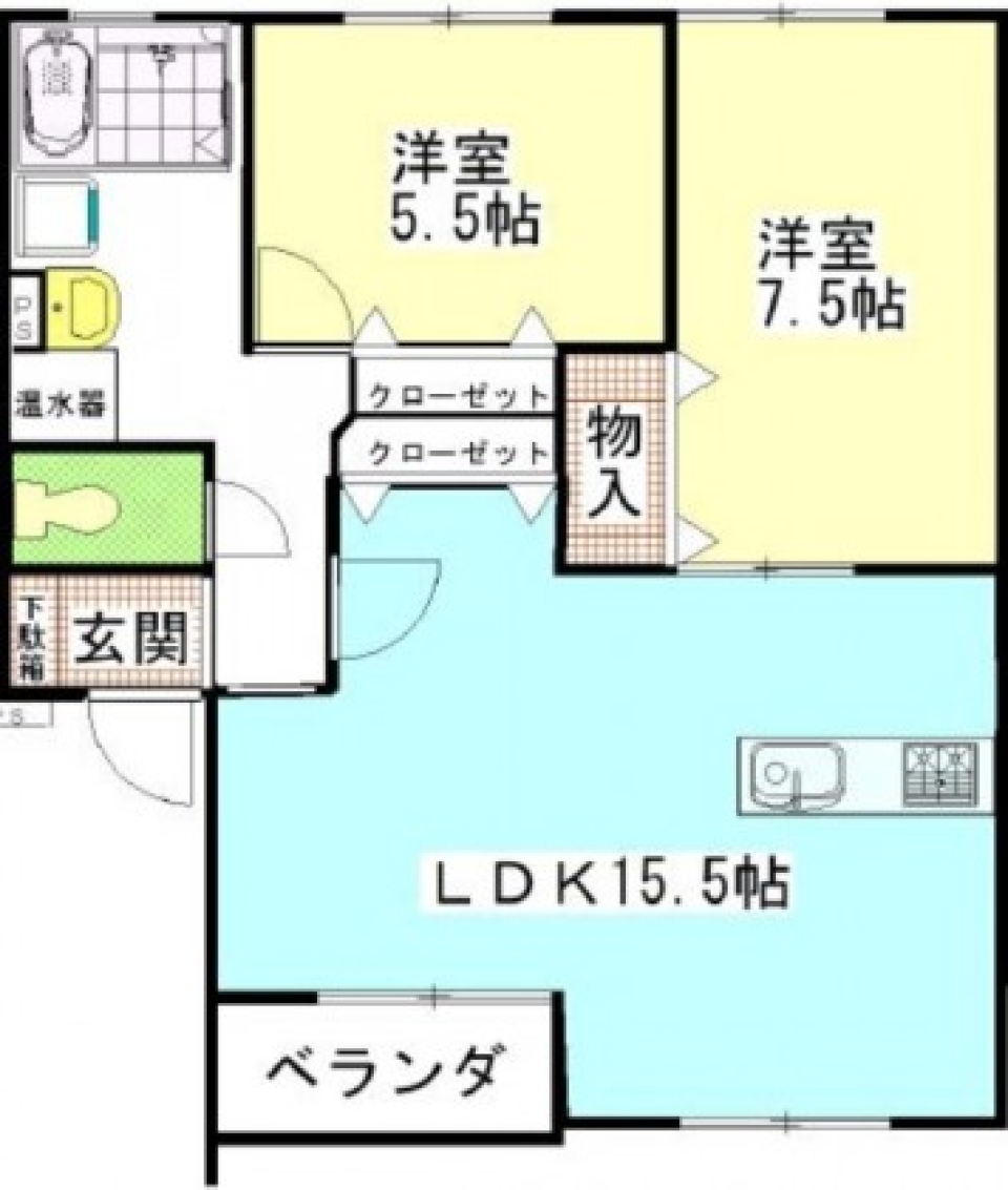 NATURE GREEN SANARUDAIの間取り図
