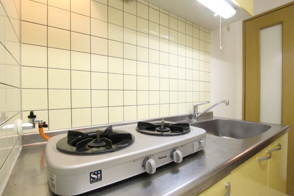 2口ガスコンロです。