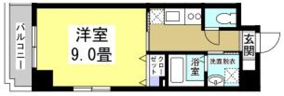 INDIVIDUAL PATTERN MOTOHAMAの間取り図