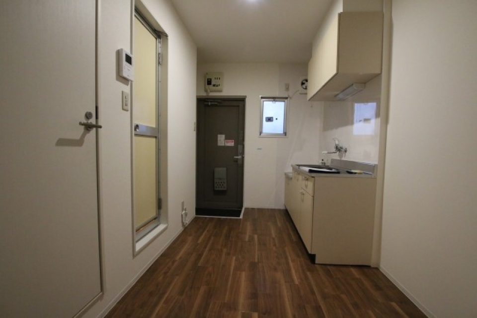 ダイニングキッチンは6帖と広々している。