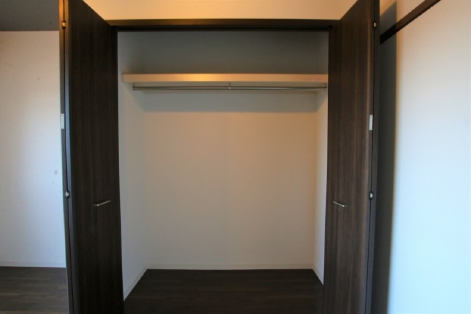 便利なクローゼット。